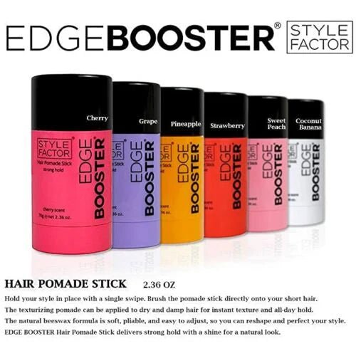 Style Factor Edge Booster Hair Pomade Stick โ 2.36 oz Various Scents - Beauty Exchange Beauty Supply
