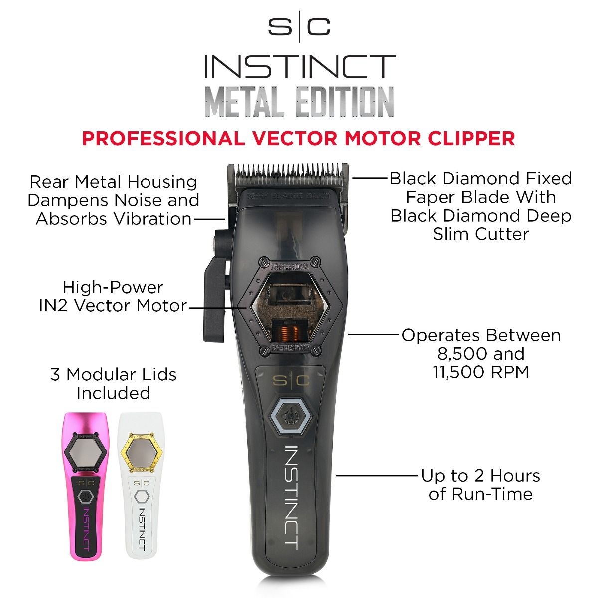 StyleCraft Instinct Metal Professional Hair Clipper - Beauty Exchange Beauty Supply