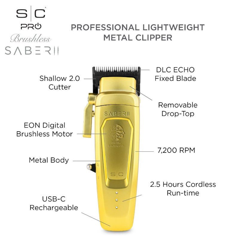 StyleCraft Saber 2 Professional Hair Clipper - Beauty Exchange Beauty Supply