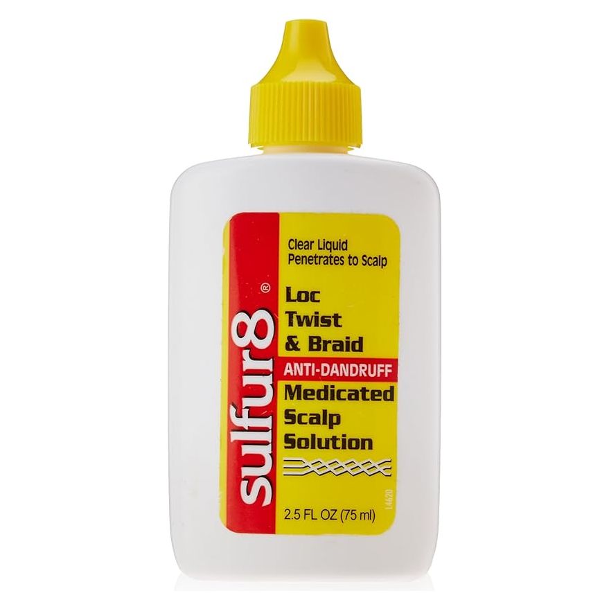 Sulfur8 Loc, Twist & Braid Medicated Scalp Solution – Targeted Itch & Flake Relief – 2.5 oz - Beauty Exchange Beauty Supply
