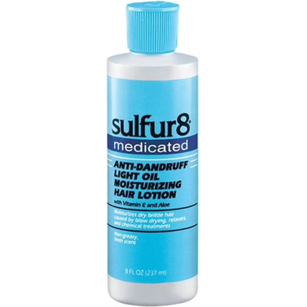 Sulfur8 Medicated Light Oil Moisturizing Hair Lotion – Flake - Free Hydration & Scalp Love – 8 oz - Beauty Exchange Beauty Supply