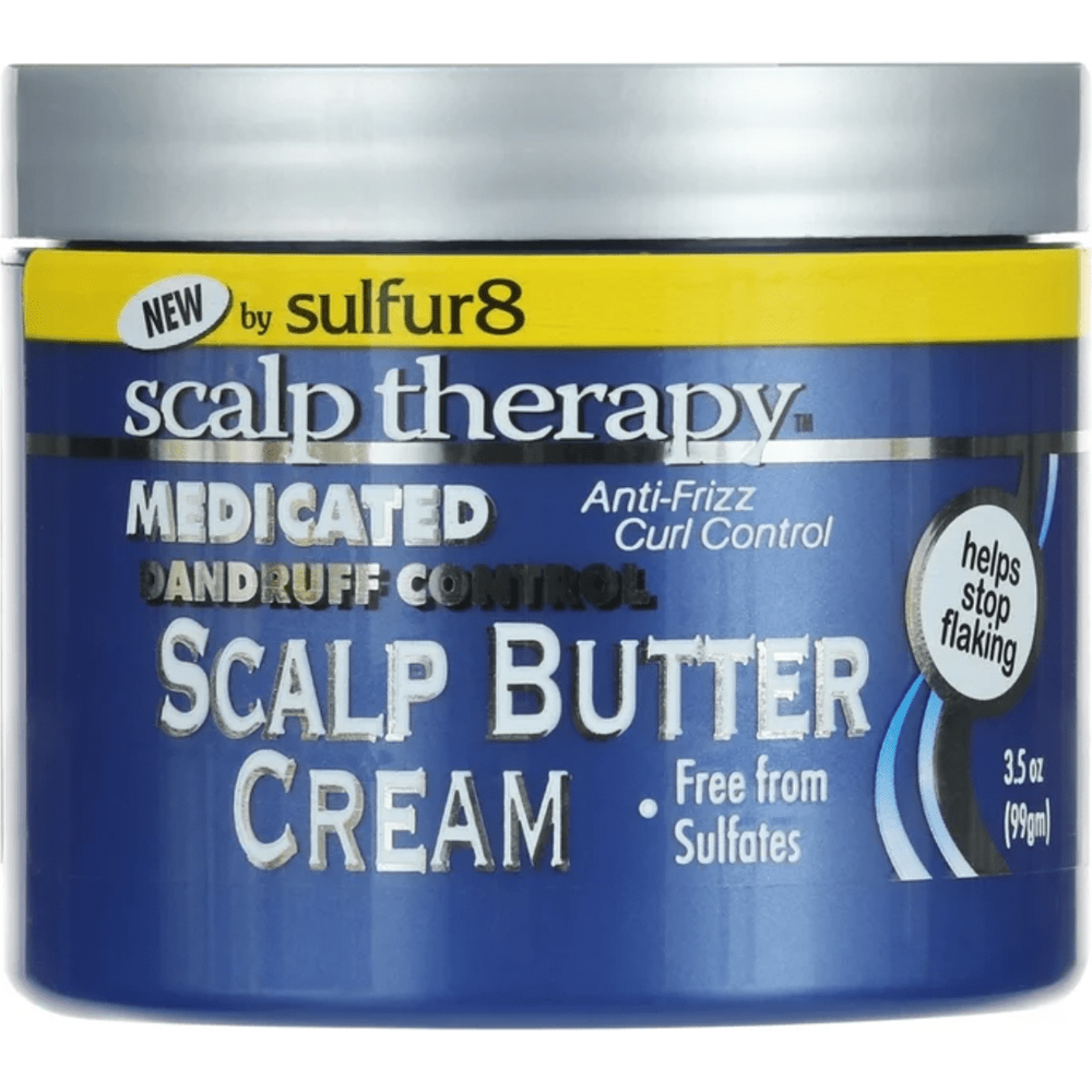 Sulfur8 Scalp Therapy Medicated Scalp Butter Cream โ Scalp Relief & Moisture Lock โ 3.5 oz - Beauty Exchange Beauty Supply