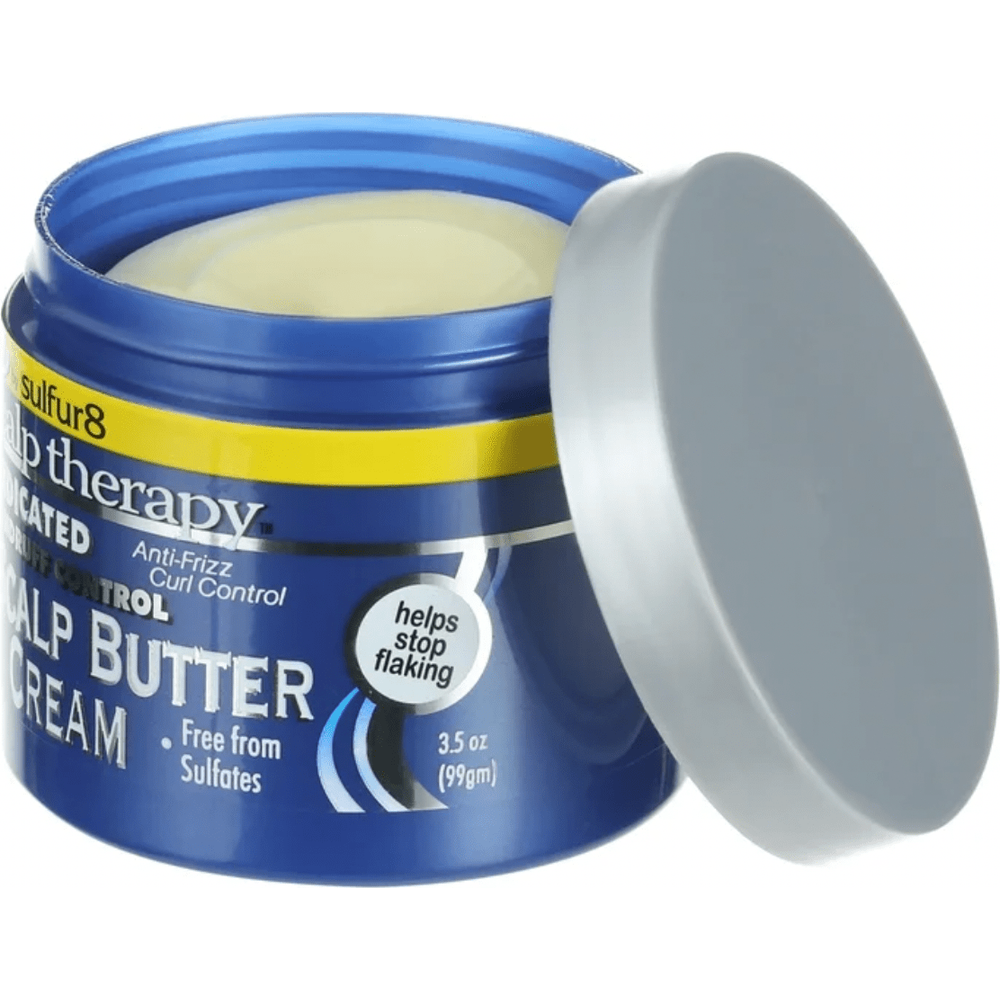 Sulfur8 Scalp Therapy Medicated Scalp Butter Cream โ Scalp Relief & Moisture Lock โ 3.5 oz - Beauty Exchange Beauty Supply