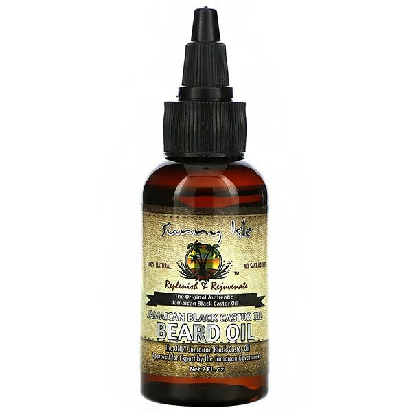 Sunny Isle Jamaican Black Castor Oil Beard Oil – 4 & 2 oz - Beauty Exchange Beauty Supply