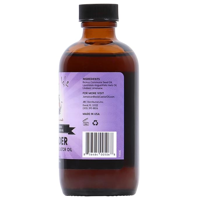 Sunny Isle Lavender Jamaican Black Castor Oil | Hair, Skin & Scalp Therapy | 4 oz & 8 oz - Beauty Exchange Beauty Supply