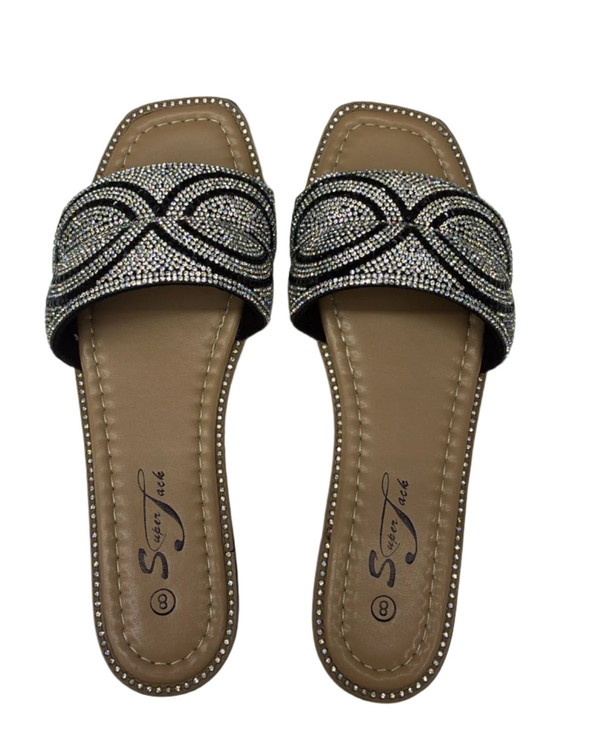 SuperJack Black Sandal – Style 2581 - Beauty Exchange Beauty Supply
