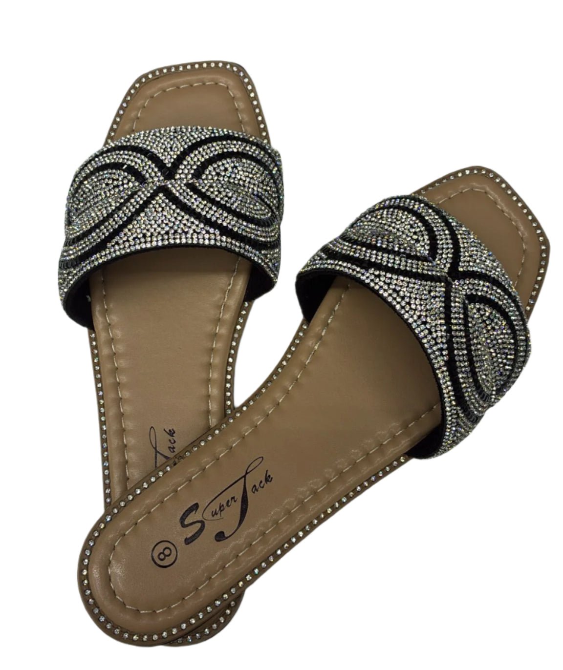 SuperJack Black Sandal – Style 2581 - Beauty Exchange Beauty Supply