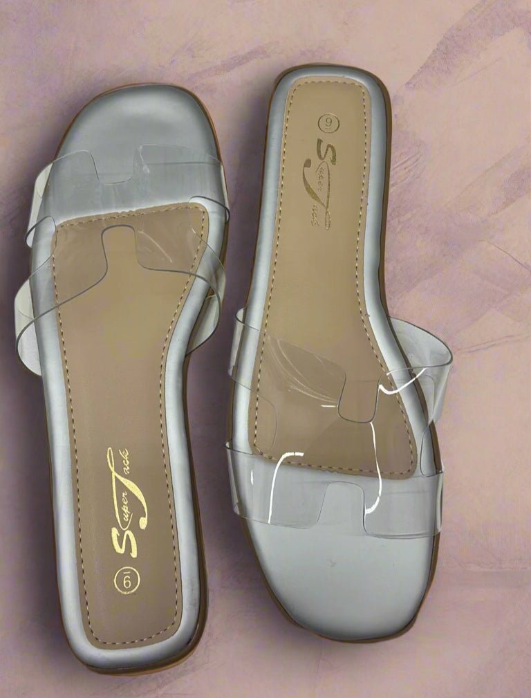 SuperJack Clear Sandal – Style SJ2501 - Beauty Exchange Beauty Supply