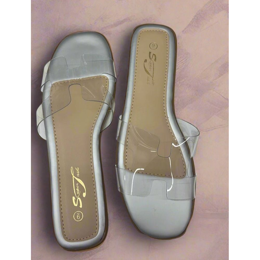SuperJack Clear Sandal – Style SJ2501 - Beauty Exchange Beauty Supply