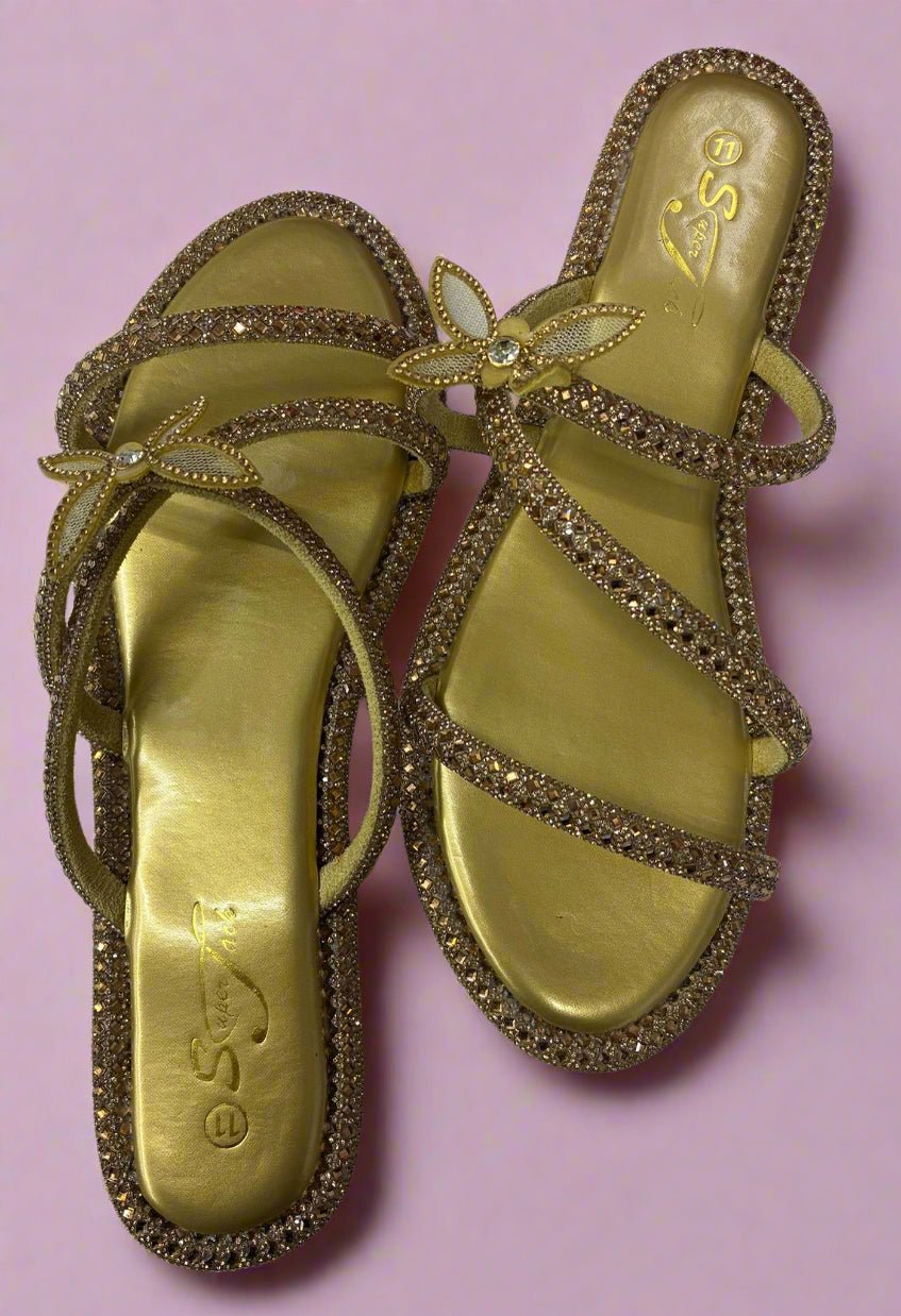 SuperJack Gold Sandal – Style 2592 - Beauty Exchange Beauty Supply