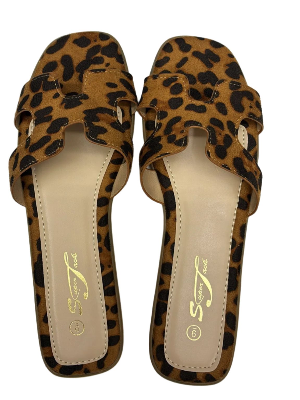 SuperJack Leopard Sandal – Style SJ2501 - Beauty Exchange Beauty Supply