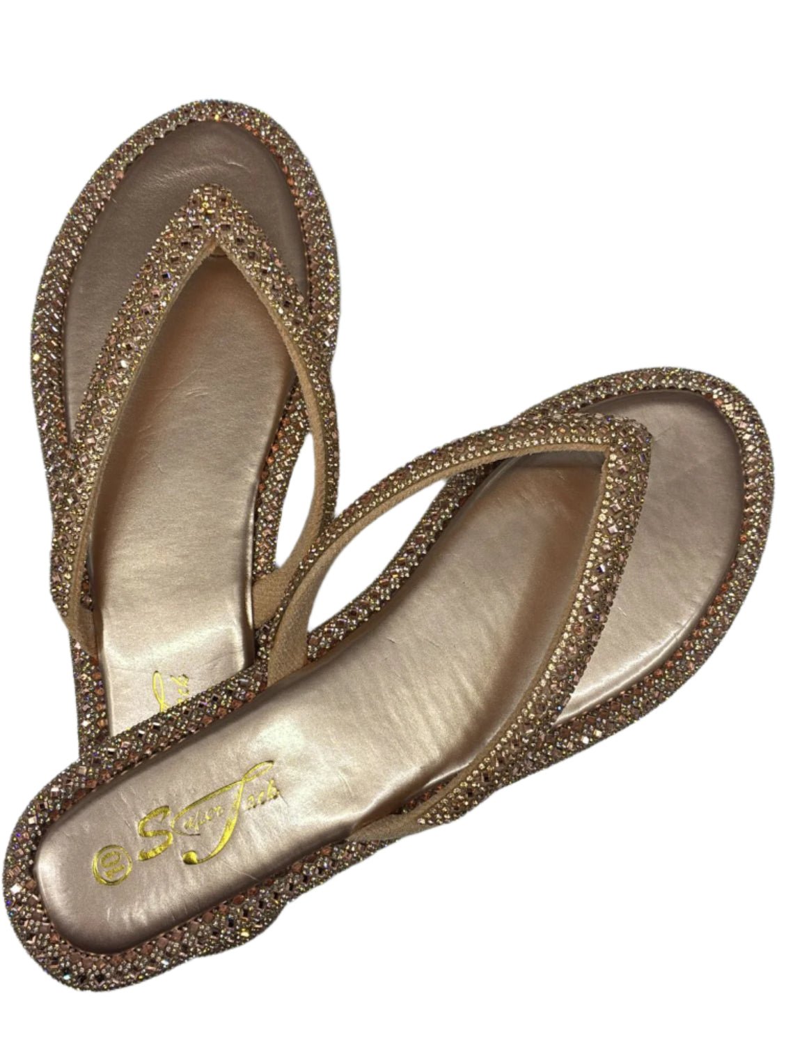 SuperJack Rose Gold Sandal – Style 2591 - Beauty Exchange Beauty Supply