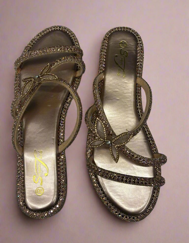 SuperJack Rose Gold Sandal – Style 2592 - Beauty Exchange Beauty Supply