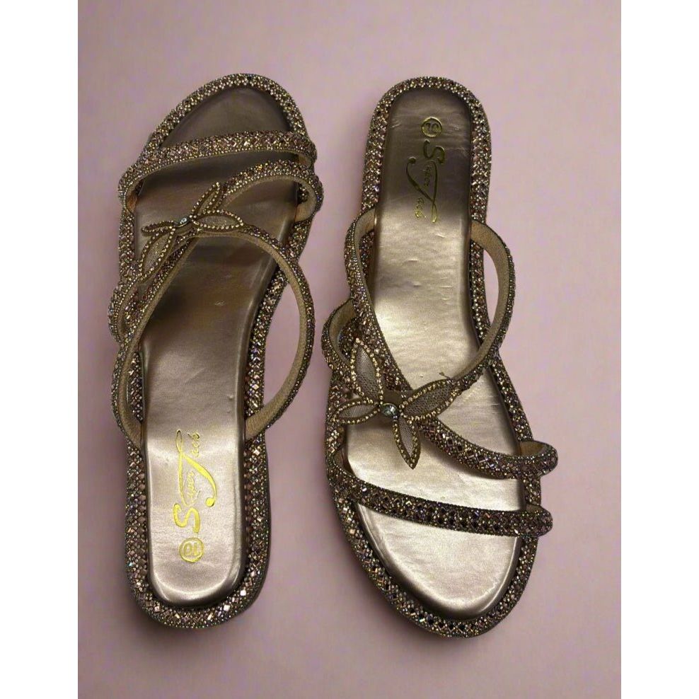 SuperJack Rose Gold Sandal – Style 2592 - Beauty Exchange Beauty Supply