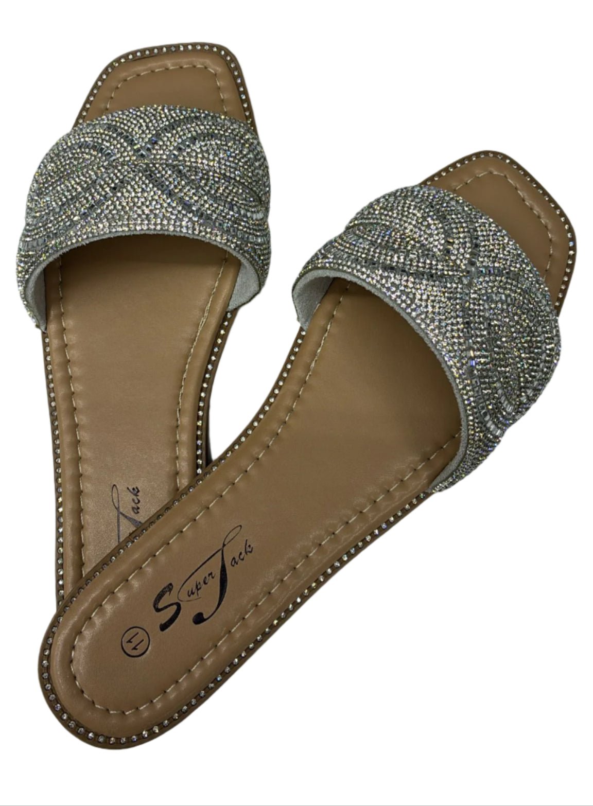SuperJack Silver Sandal – Style 2581 - Beauty Exchange Beauty Supply