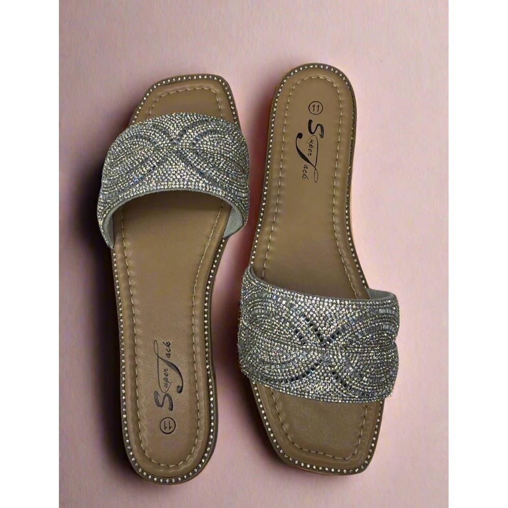 SuperJack Silver Sandal – Style 2581 - Beauty Exchange Beauty Supply