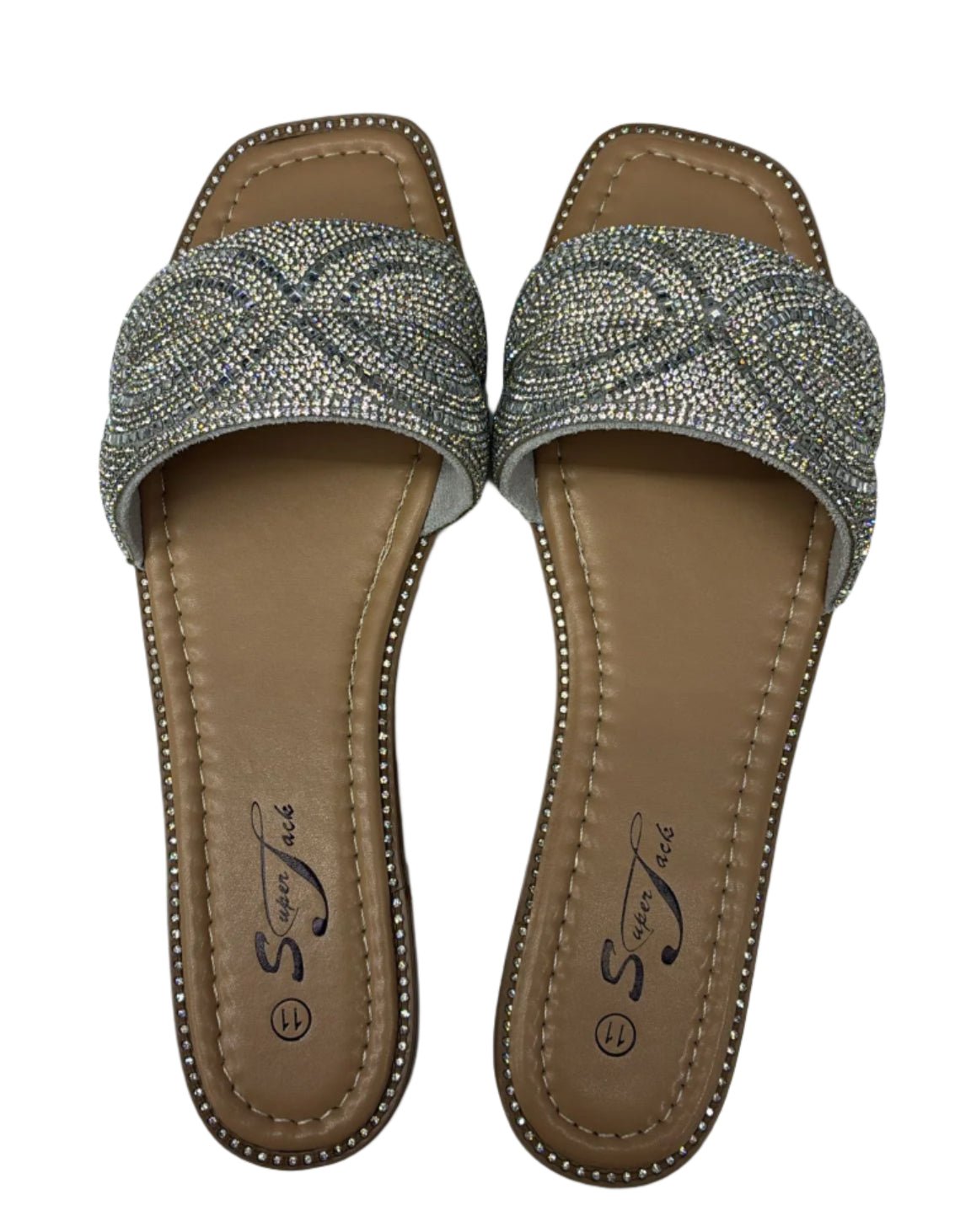 SuperJack Silver Sandal – Style 2581 - Beauty Exchange Beauty Supply