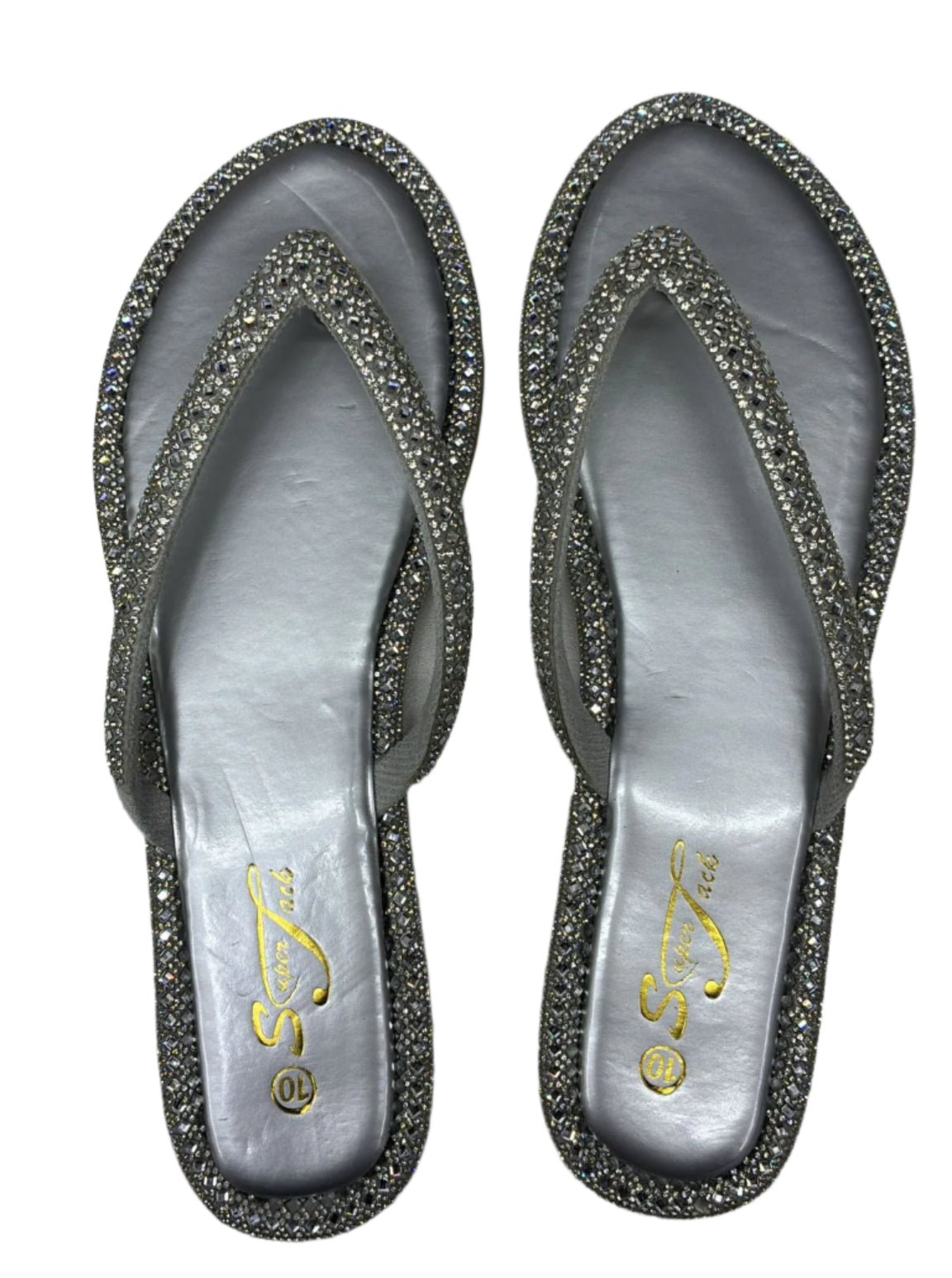 SuperJack Silver Sandal – Style 2591 - Beauty Exchange Beauty Supply