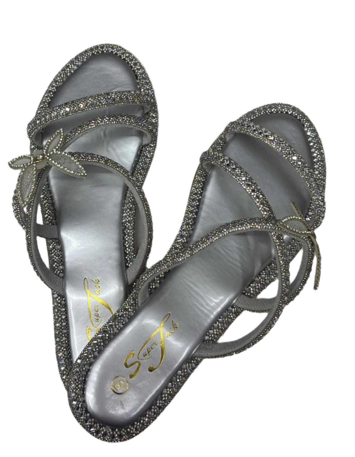 SuperJack Silver Sandal – Style 2592 - Beauty Exchange Beauty Supply