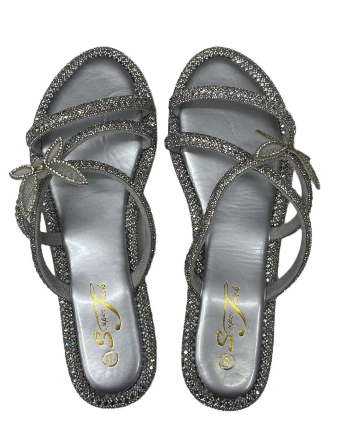 SuperJack Silver Sandal – Style 2592 - Beauty Exchange Beauty Supply