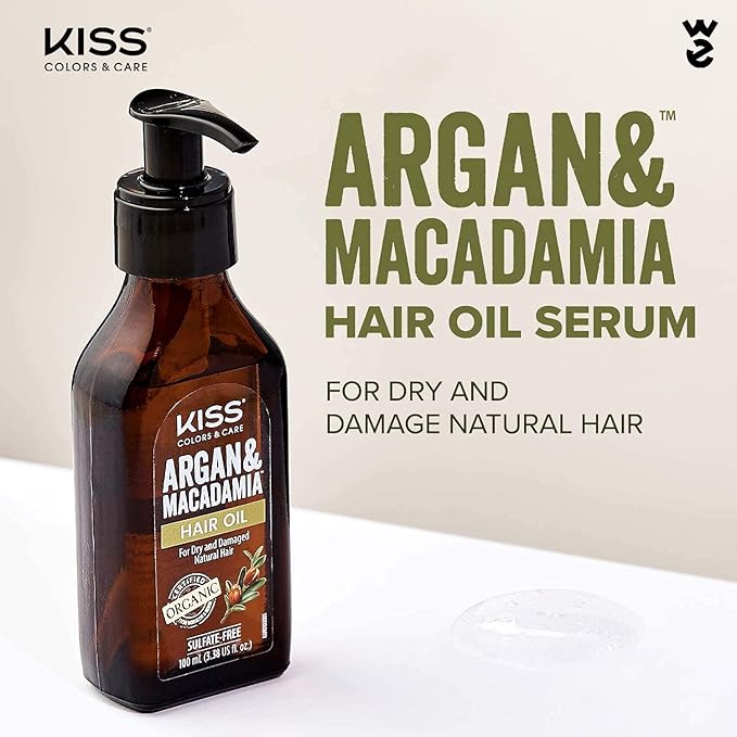 Kiss Colors & Care – Argan Macadamia Hair Care Collection