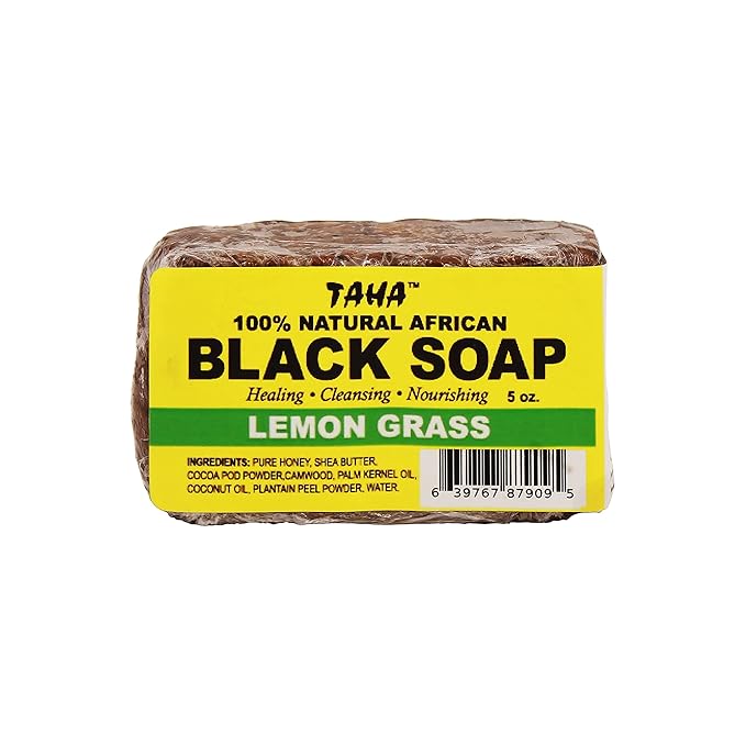 Taha African Black Bar Soap – 13 oz - Beauty Exchange Beauty Supply