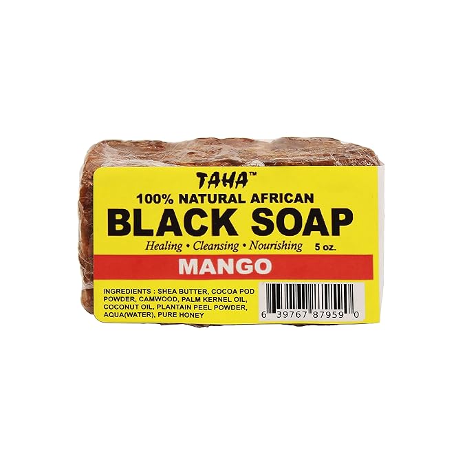 Taha African Black Bar Soap – 13 oz - Beauty Exchange Beauty Supply
