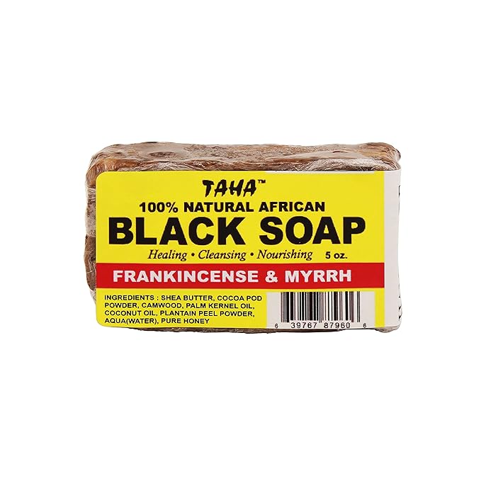 Taha African Black Bar Soap – 13 oz - Beauty Exchange Beauty Supply