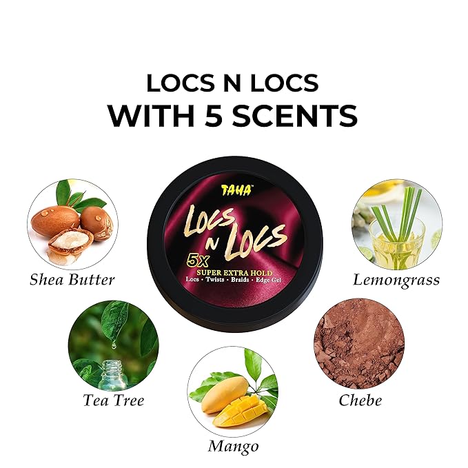 Taha Locs & Locs Gel – 5X Super Hold 16 oz - Beauty Exchange Beauty Supply