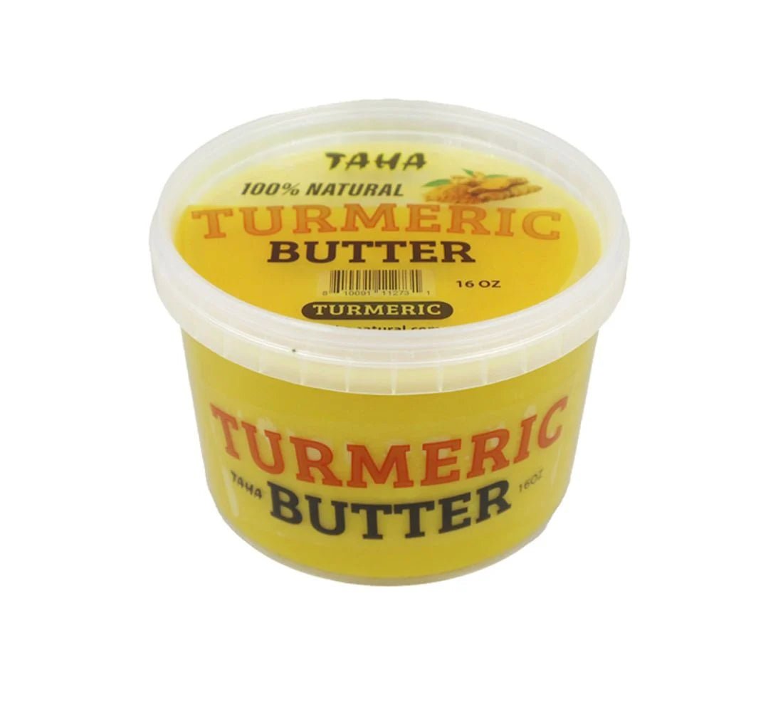 Taha Natural Turmeric Butter – 8 oz & 16 oz - Beauty Exchange Beauty Supply