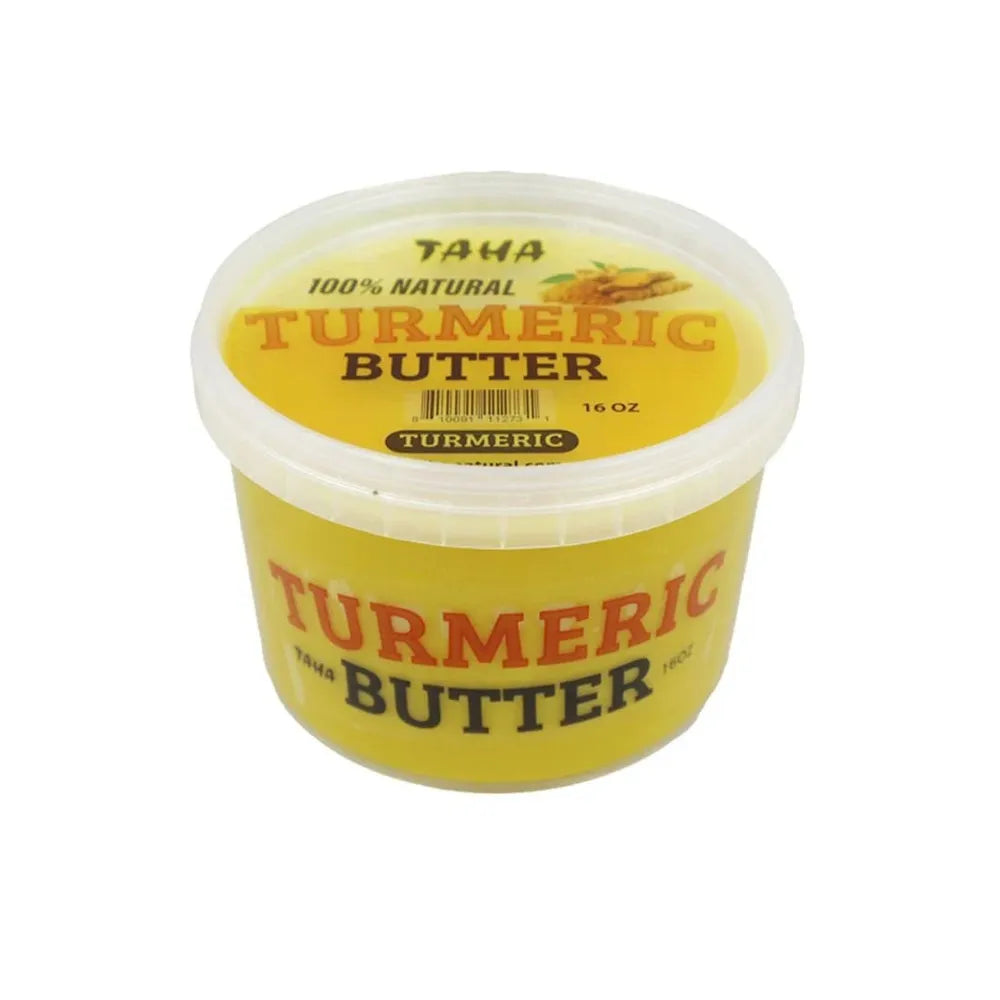 Taha Natural Turmeric Butter – 8 oz & 16 oz - Beauty Exchange Beauty Supply