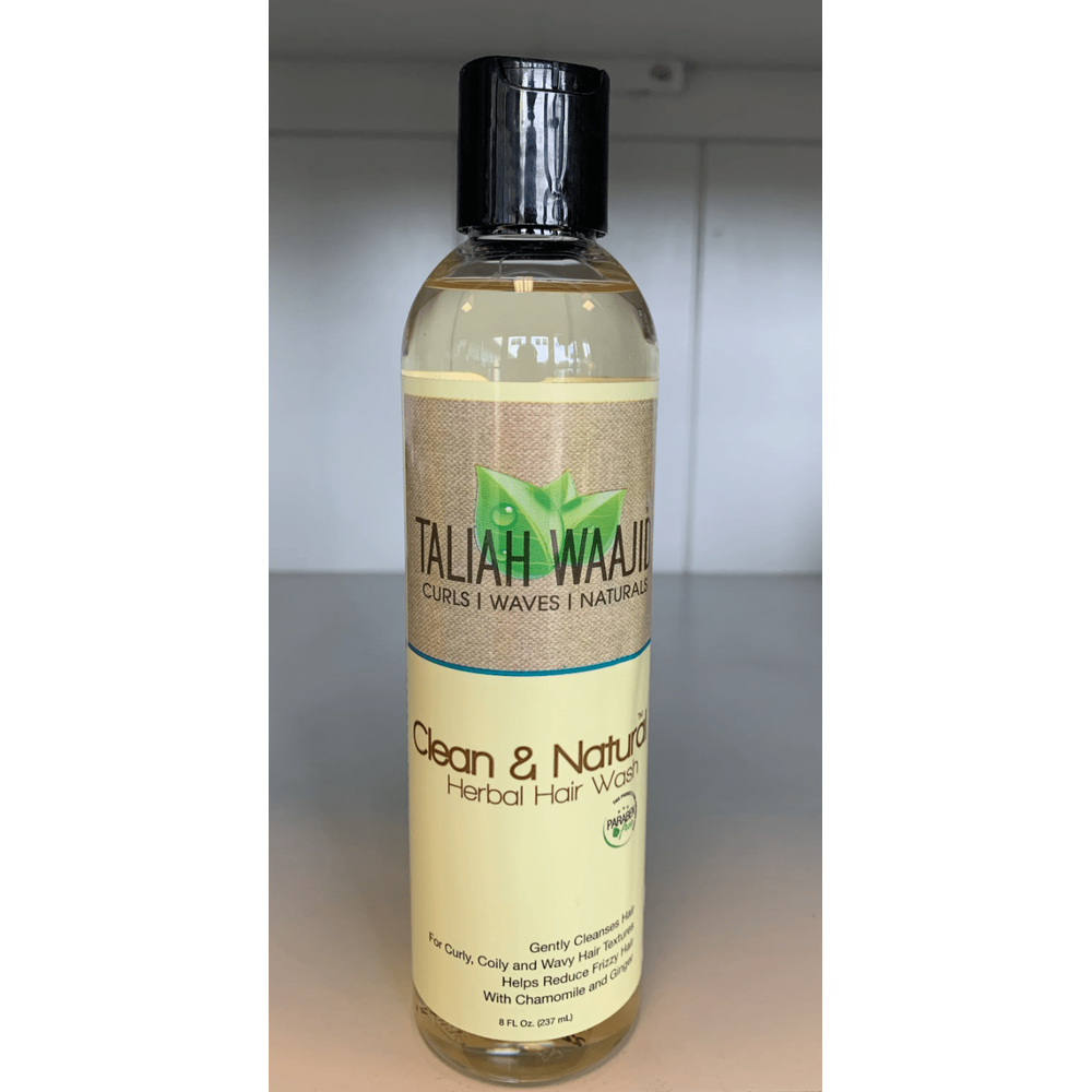 Taliah Waajid Clean & Natural Herbal Hair Wash - 8 Oz | Gentle Cleanse, Natural Shine! - Beauty Exchange Beauty Supply