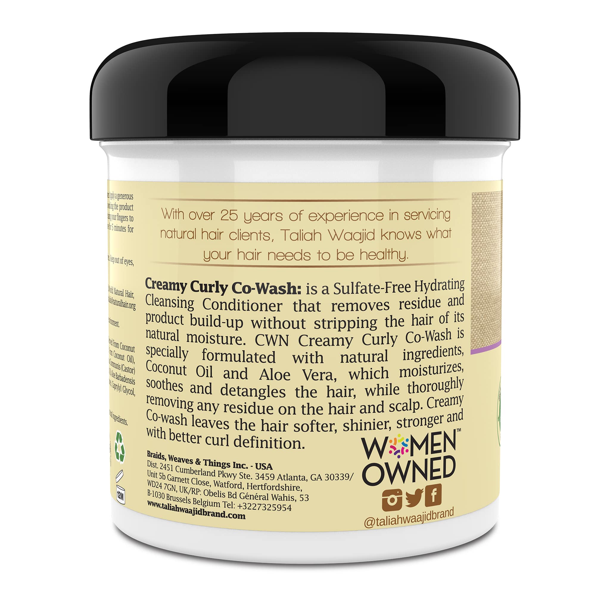 Taliah Waajid Creamy Curly Co - Wash – 16oz - Beauty Exchange Beauty Supply