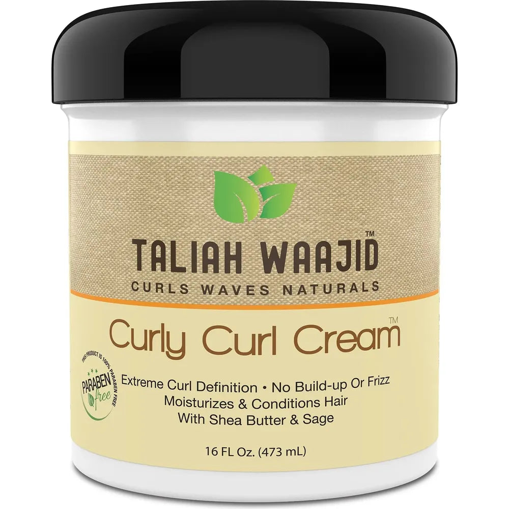 Taliah Waajid Curly Curl Curl Enhancing Hair Styling Cream – 16 fl oz - Beauty Exchange Beauty Supply