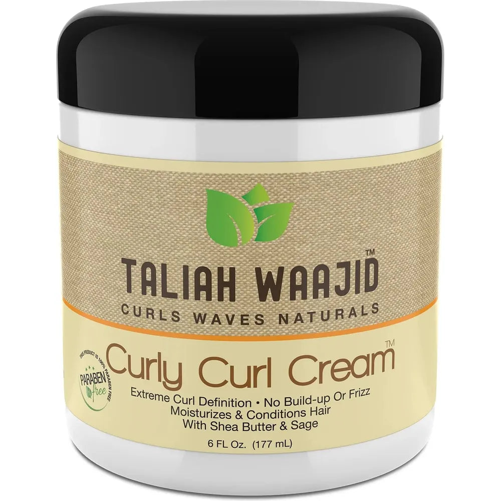 Taliah Waajid Curly Curl Curl Enhancing Hair Styling Cream – 6 fl oz - Beauty Exchange Beauty Supply