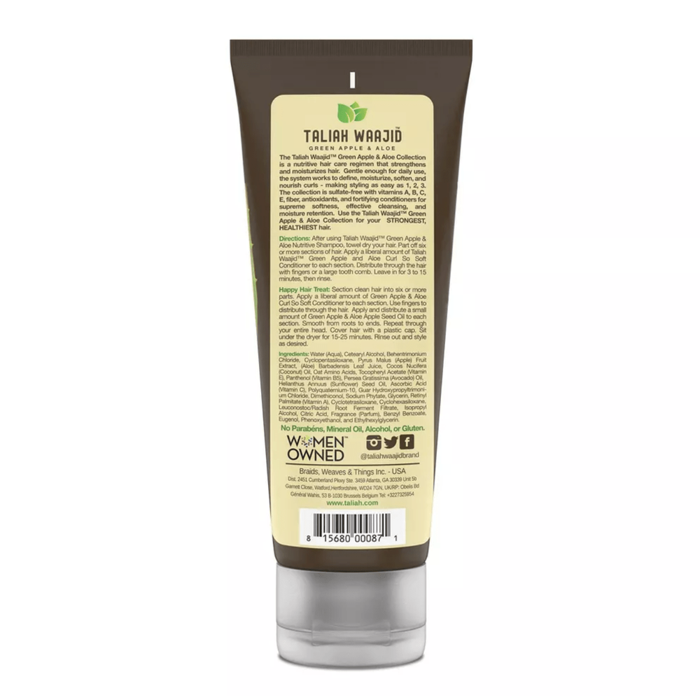 Taliah Waajid Green Apple & Aloe Curl So Soft Conditioner – 10 oz - Beauty Exchange Beauty Supply