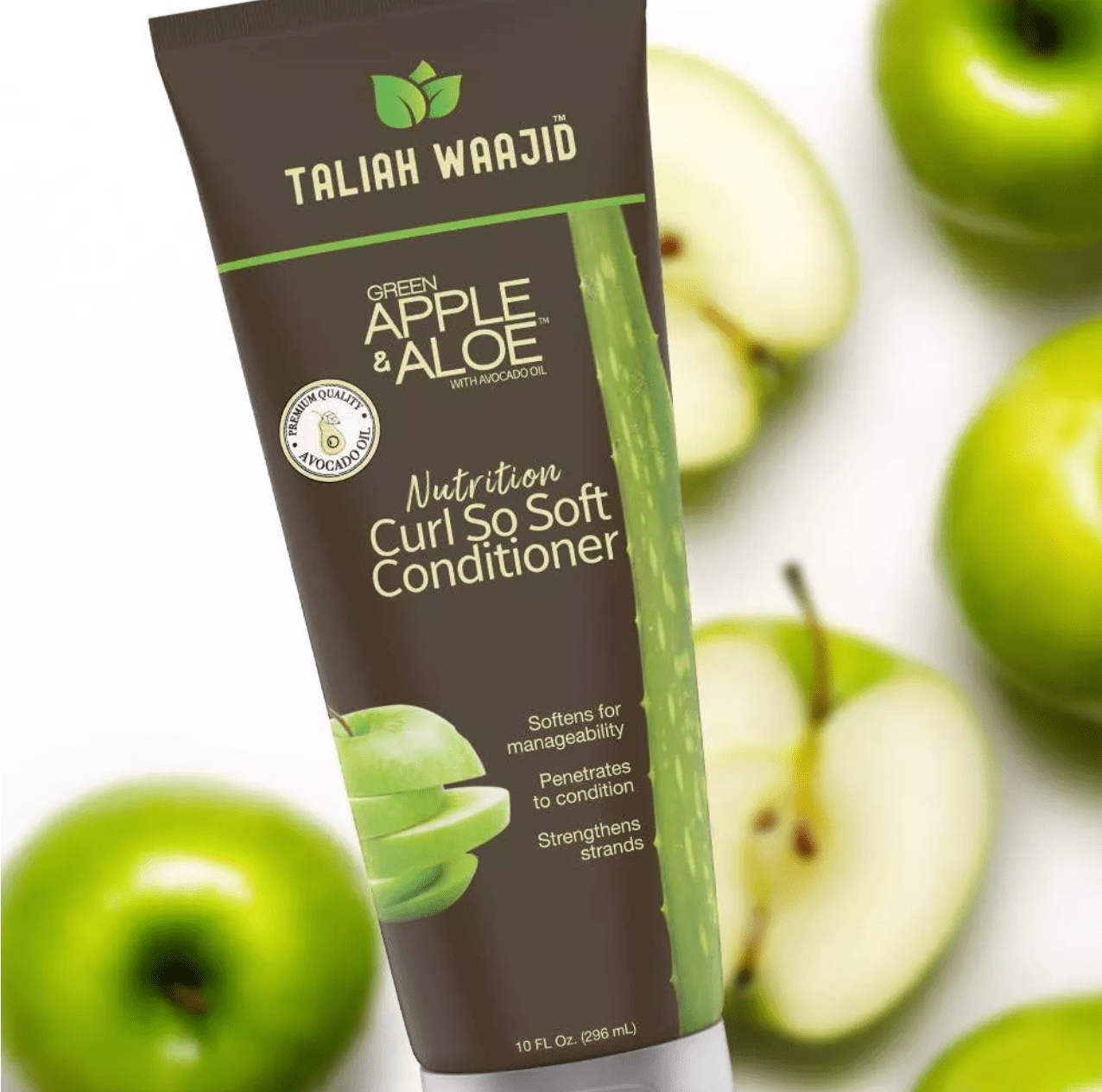 Taliah Waajid Green Apple & Aloe Curl So Soft Conditioner โ 10 oz - Beauty Exchange Beauty Supply
