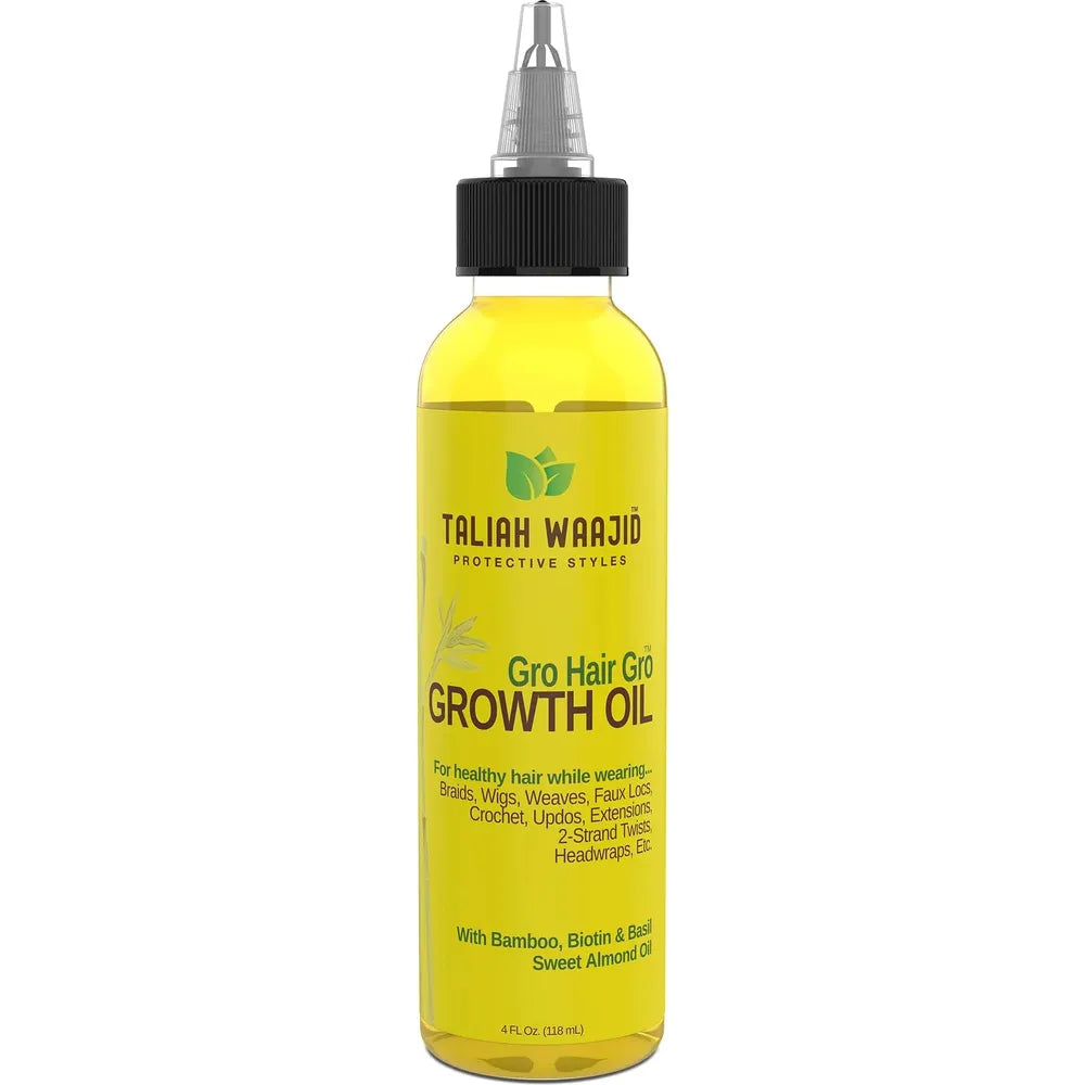 Taliah Waajid Hair Gro Bamboo & Coconut Milk Growth Oil - 4 Oz | Nourish, Strengthen & Promote Healthy Hair Growth - Beauty Exchange Beauty Supply