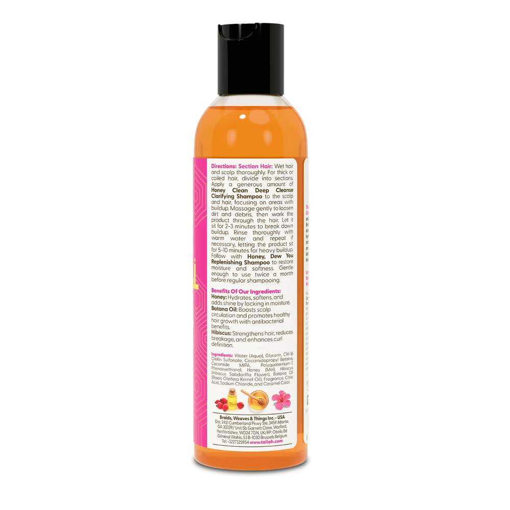 Taliah Waajid Honey Clean Clarifying Shampoo – 8 oz - Beauty Exchange Beauty Supply