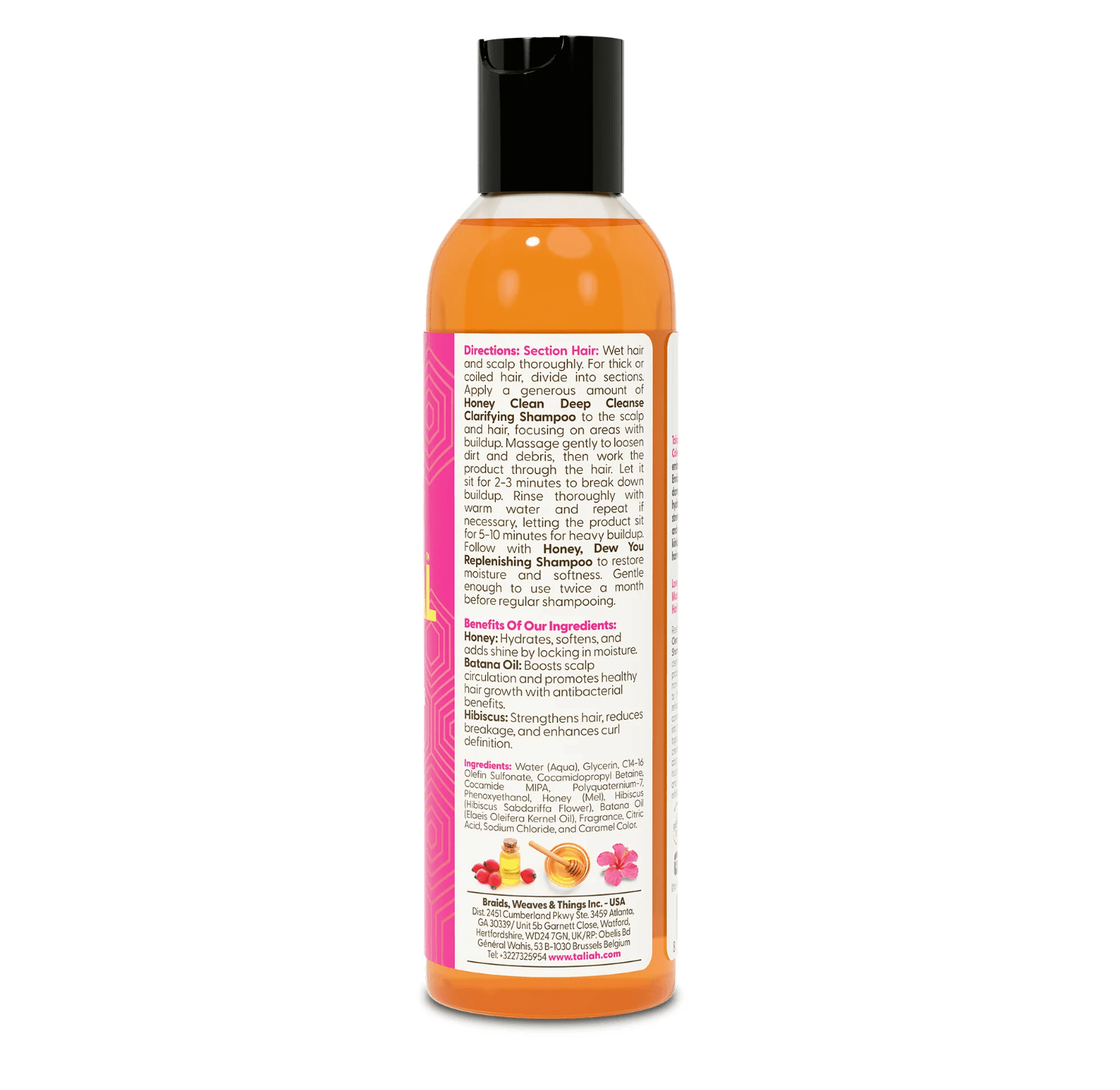 Taliah Waajid Honey Clean Clarifying Shampoo – 8 oz - Beauty Exchange Beauty Supply