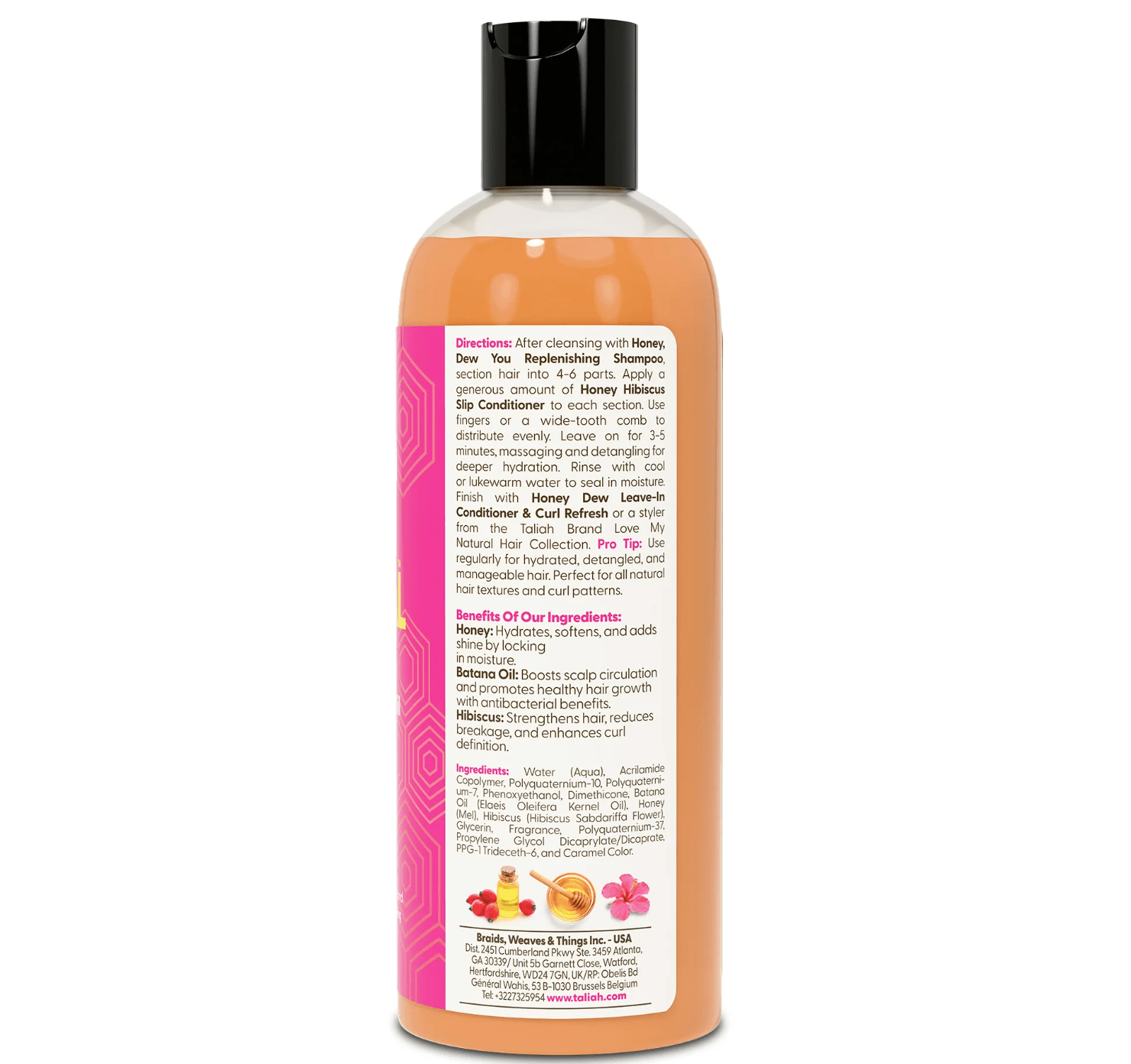 Taliah Waajid Honey Hair Conditioner โ 12 oz - Beauty Exchange Beauty Supply