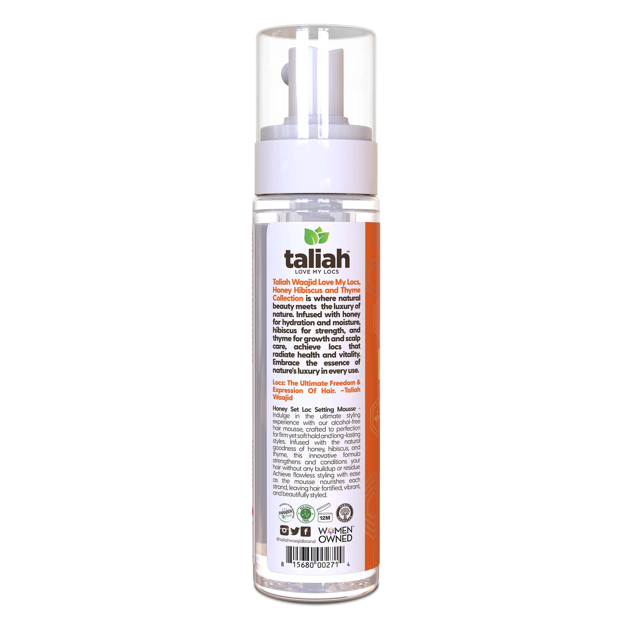 Taliah Waajid Honey Set Loc Setting Mousse โ 8oz - Beauty Exchange Beauty Supply