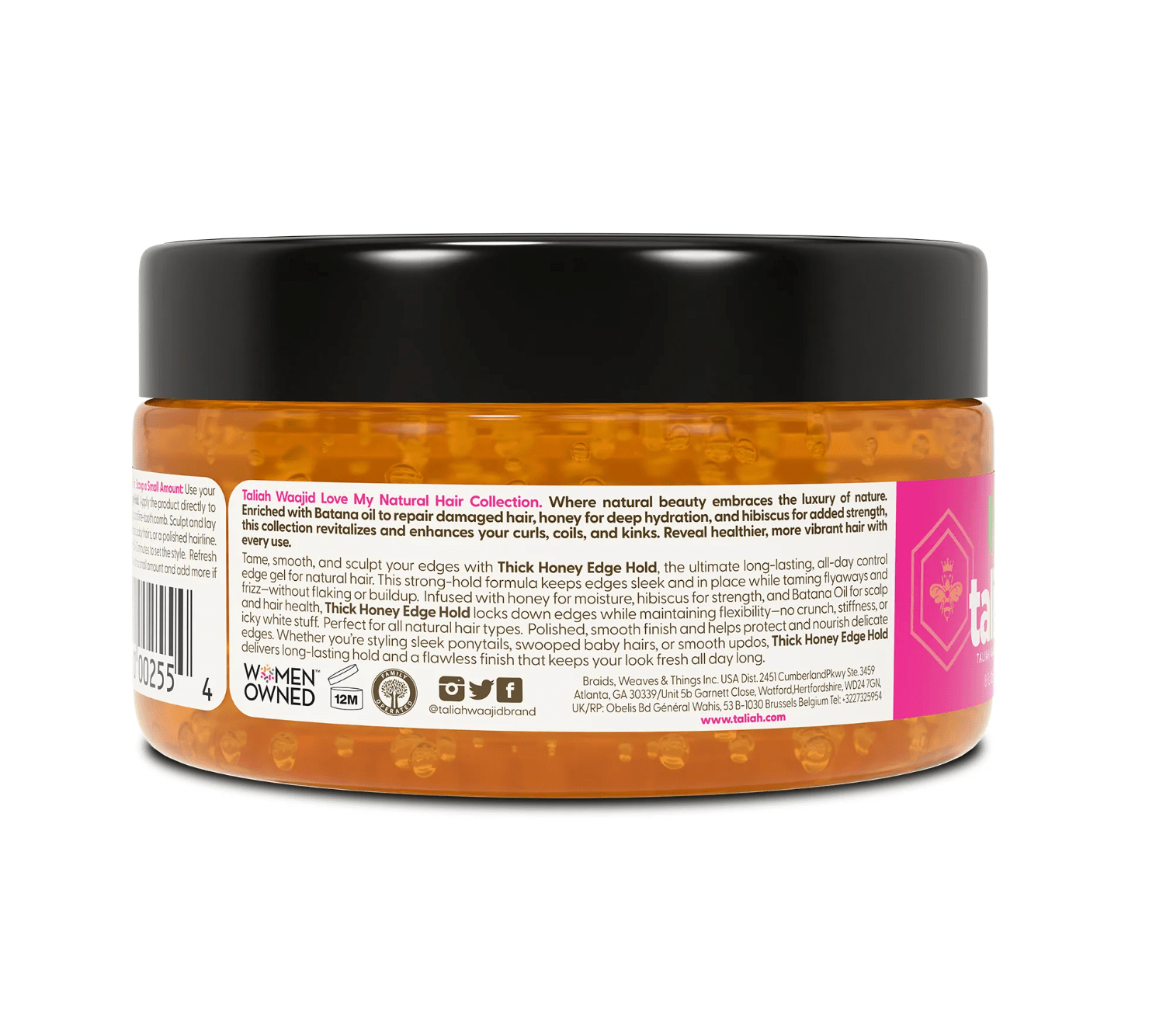 Taliah Waajid Honey Thick Edge Hold – 8 oz - Beauty Exchange Beauty Supply