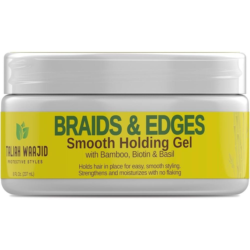 Taliah Waajid Protective Styles Braids & Edges Smooth Holding Gel | Extreme Hold, Smooths & Tames Frizz | No Flaking or Drying 8oz - Beauty Exchange Beauty Supply