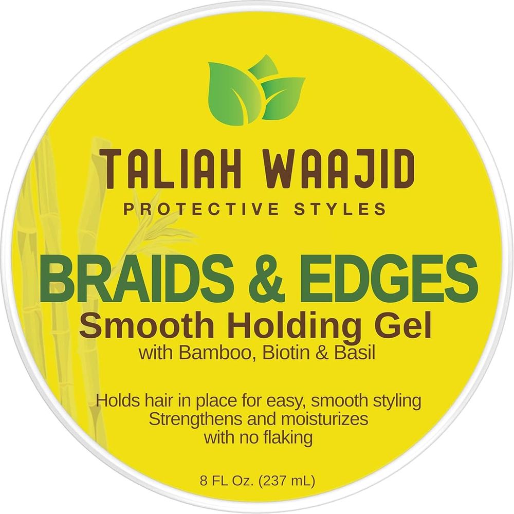 Taliah Waajid Protective Styles Braids & Edges Smooth Holding Gel | Extreme Hold, Smooths & Tames Frizz | No Flaking or Drying 8oz - Beauty Exchange Beauty Supply
