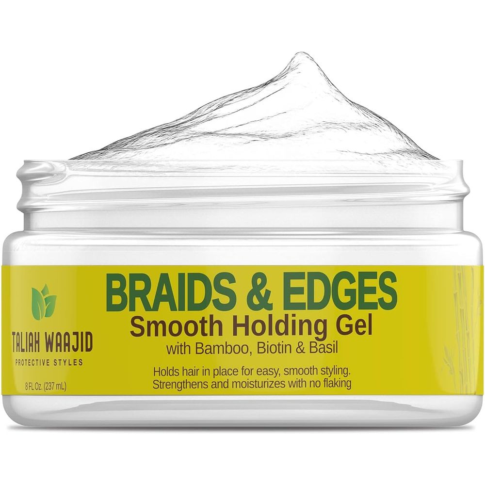 Taliah Waajid Protective Styles Braids & Edges Smooth Holding Gel | Extreme Hold, Smooths & Tames Frizz | No Flaking or Drying 8oz - Beauty Exchange Beauty Supply