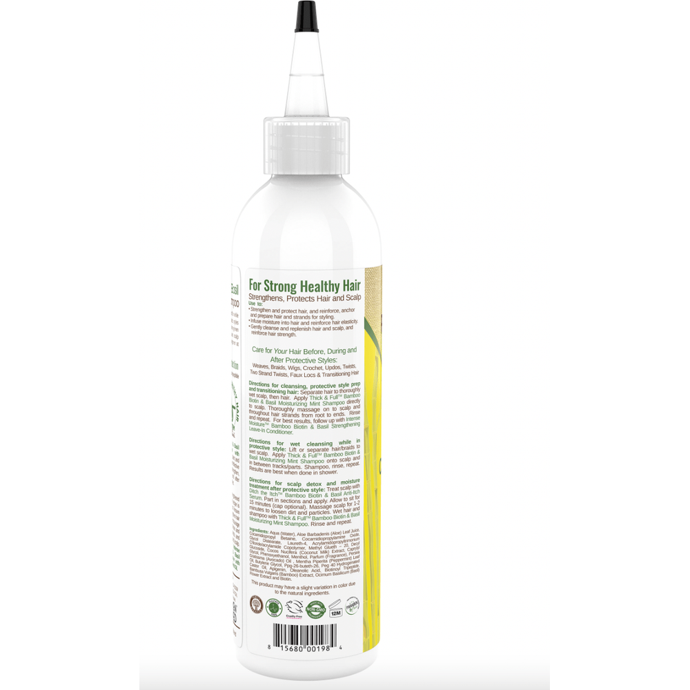 Taliah Waajid Protective Styles Thick and Full Shampoo (8oz) - Bamboo, Coconut Milk, Moisturizing Mint - Beauty Exchange Beauty Supply