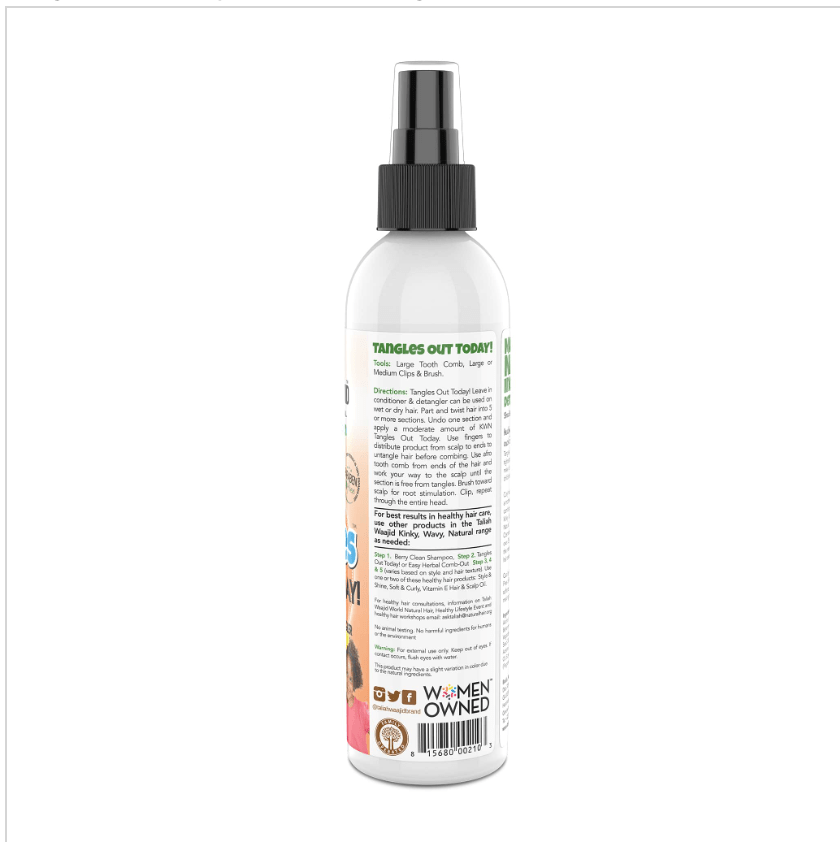 Taliah Waajid Tangles Out Today – 8oz - Beauty Exchange Beauty Supply