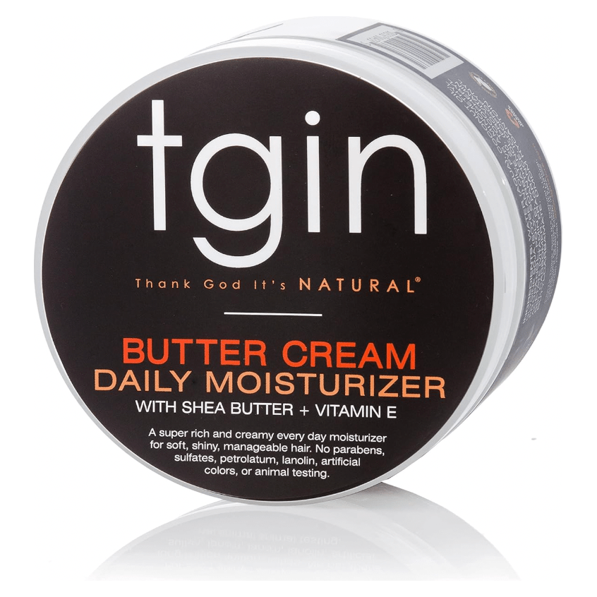 tgin Butter Cream Daily Moisturizer for Curly, Coily and Wavy Hair, Rich Moisture for Dry Hair and Defined Curls, 12 oz - Beauty Exchange Beauty Supply