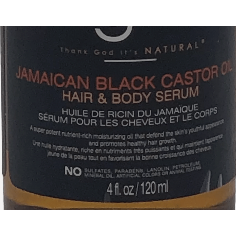 tgin Jamaican Black Castor Oil Hair & Body Serum – 4 oz | Nourishing Moisture & Growth Booster - Beauty Exchange Beauty Supply